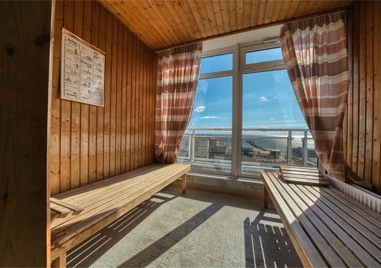 Sauna auf dem Dach