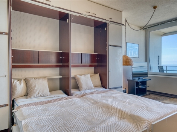 Schlafberiech im Wohnzimmer