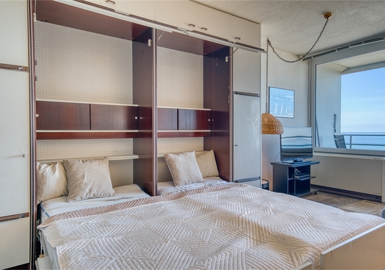 Schlafberiech im Wohnzimmer